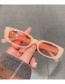 Fashion Jelly Powder Double Powder Pc Small Frame Sunglasses