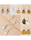 Fashion 4# Halloween Pumpkin Ghost Asymmetric Earrings
