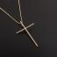 Fashion 9# Copper Inlaid Zirconium Cross Necklace :Asujewelry.com