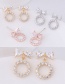 Fashion Silver Color Bowknot Shape Decorated Earrings