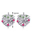 Fashion Green Strawberry Shape Decorated Earrings