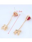 Fashion Gold Color Horse Shape Decorated Earrings
