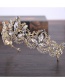 Fashion Gold Color+red Crown Shape Decorated Hair Accessories