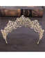 Fashion Gold Color+red Crown Shape Decorated Hair Accessories