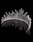 Fashion Silver Color+white Crown Shape Decorated Hair Accessories