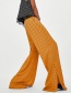 Fashion Yellow Dots Pattern Decorated Pants