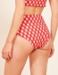 Fashion Red Grids Pattern Decorated Underwear