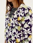Fashion Multi-color Flower Pattern Decorated Shirt
