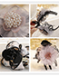 Fashion Light Pink Flower Shape Decorated Hair Clip