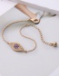 Fashion Gold Color Oval Shape Decorated Bracelet