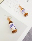 Fashion Khaki Bottle Shape Decorated Earrings