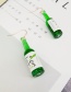 Fashion Green Bottle Shape Decorated Earrings