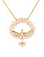 Fashion White Bird Shape Decorated Necklace