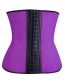 Fashion Purple Button Shape Decorated Corset