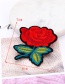 Fashion Red Flower Shape Decorated Patch