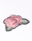 Fashion Pink Flower Shape Decorated Patch