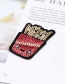 Fashion Red Chips Shape Decorated Patch
