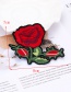 Fashion Red Flower Shape Decorated Patch